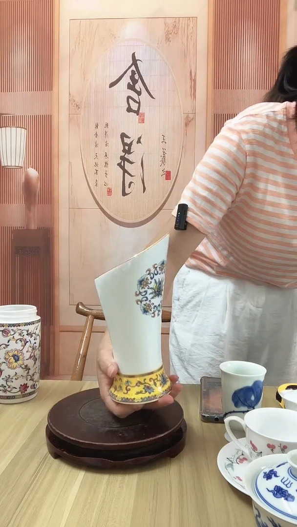 瓷景德镇白瓷火炬筷子筒