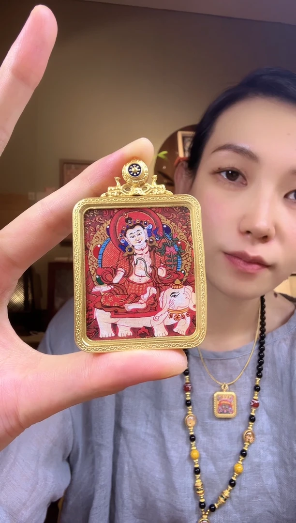 吊坠普贤菩萨4*5  8.07