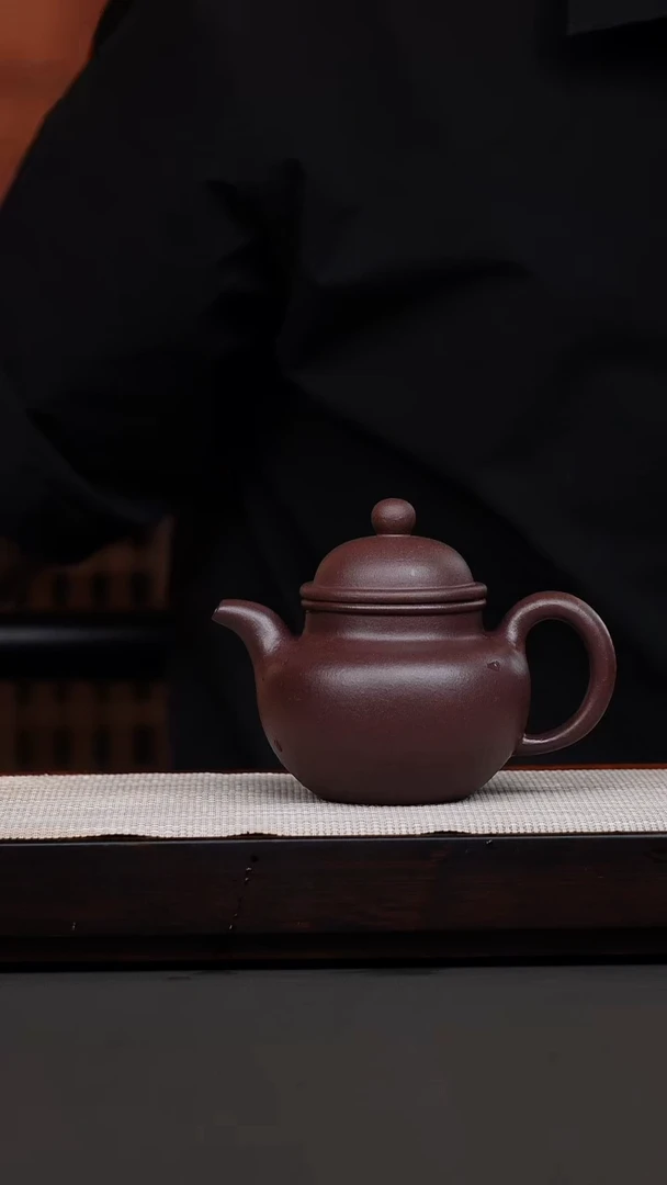 茶壶紫砂冰窖底槽清掇球