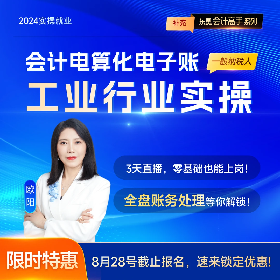 2024年实操-「会计高手」会计电算化-电子账(365天)