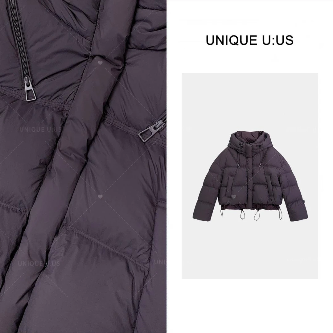 UNIQUE U:US【追风者】冬季时尚气质百搭保暖女装羽绒服-2410651