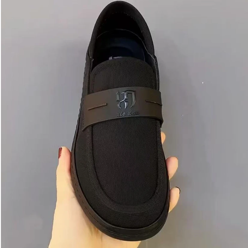 新款高品质科技布休闲百搭男鞋