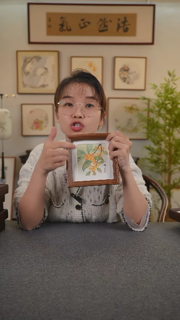 横款鹿鸣现代美术馆-岳倚竹老师作品