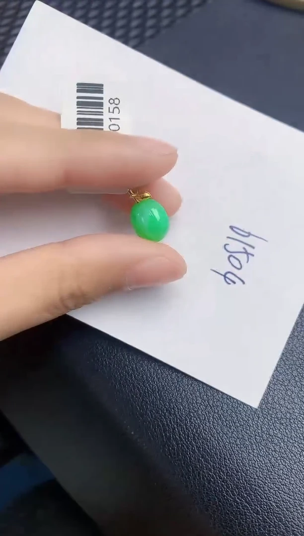 【闪购商品】翡翠颈饰18K金镶嵌000000000