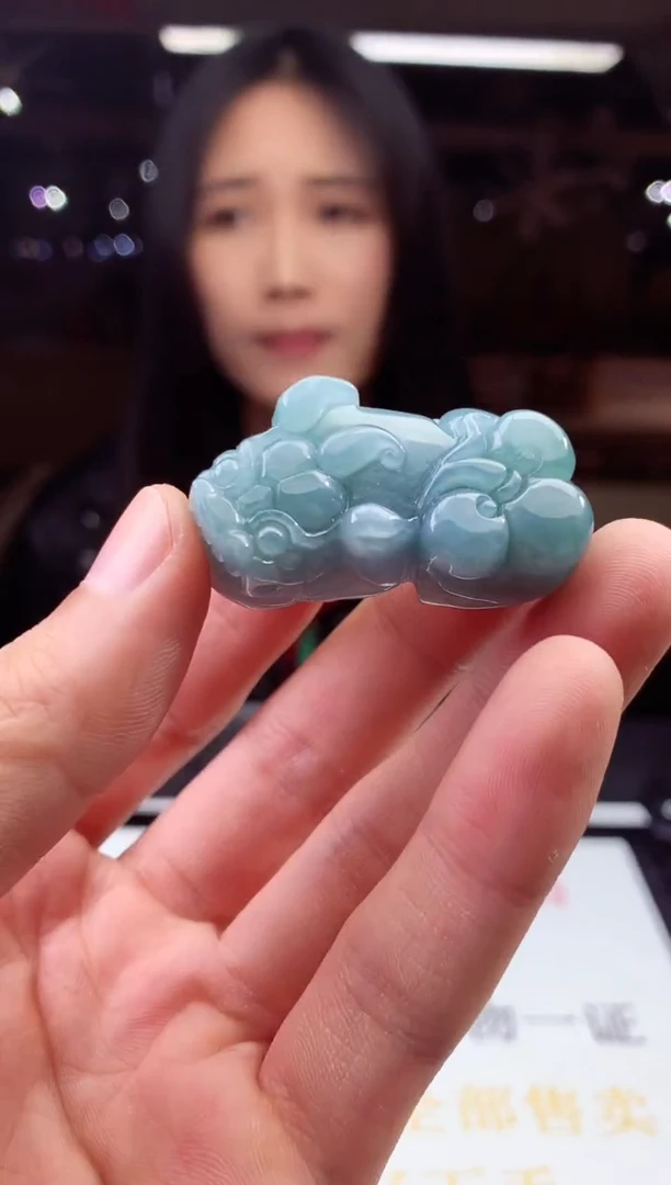 颈饰未镶嵌翡翠天然A货翡翠拍一发一
