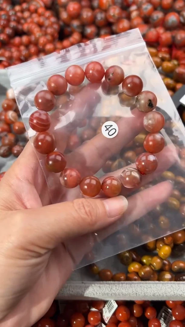 未镶嵌手串南红玛瑙12+
