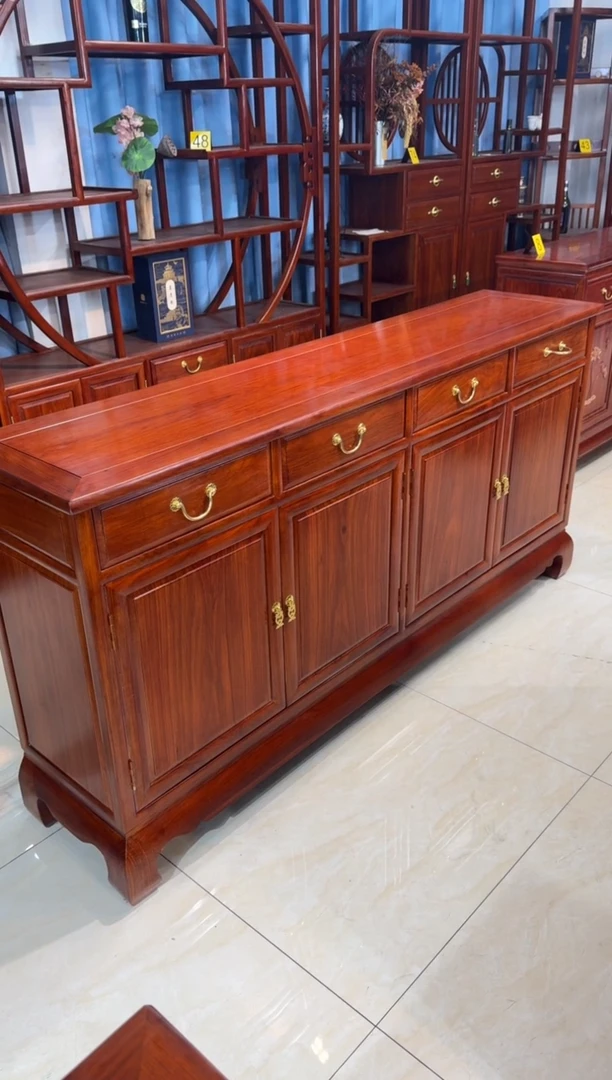 花梨木类储物柜小*178*40*88餐边柜刺猬紫檀