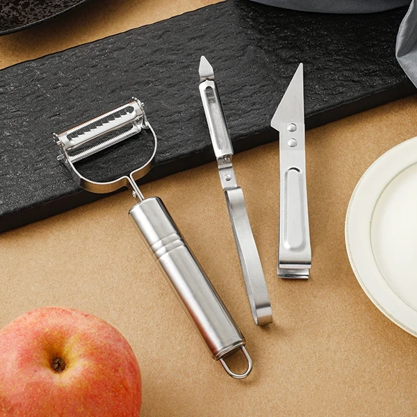 【三件套】多功能削皮刀刨丝器家用剥皮去皮刀削皮器刮皮刀剔骨刀