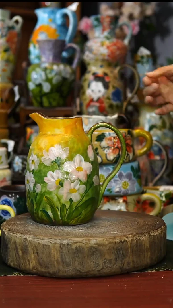 陶瓷226景德镇手工手绘釉下彩