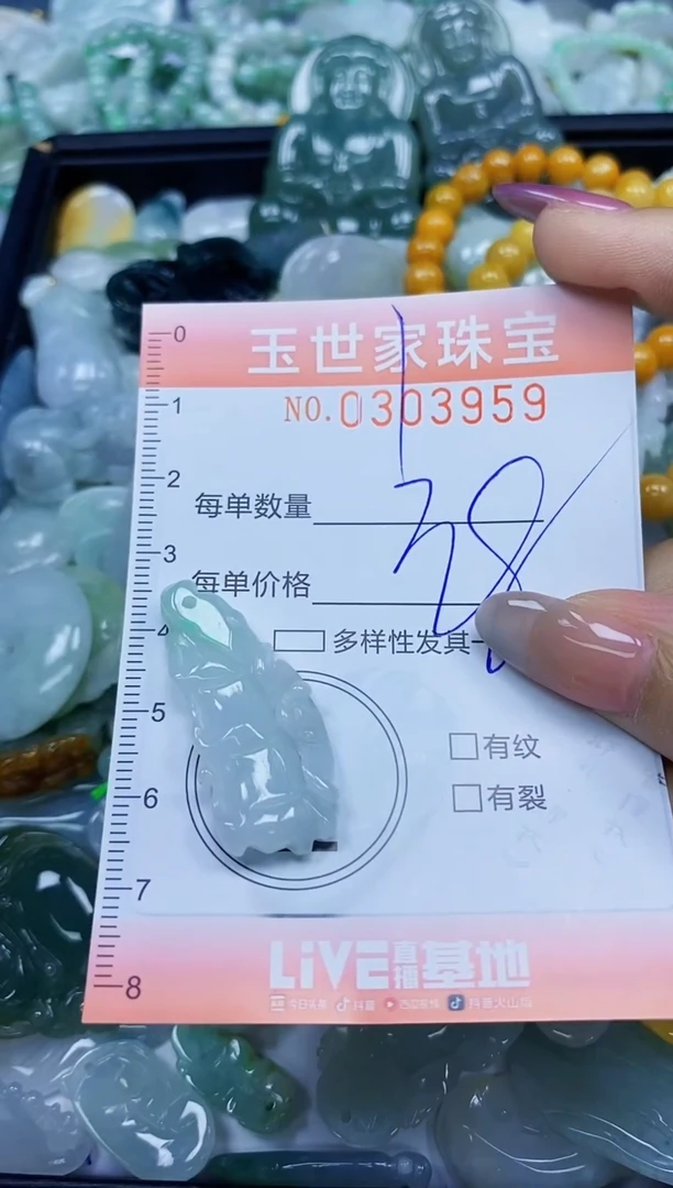 翡翠未镶嵌颈饰闪购0303959