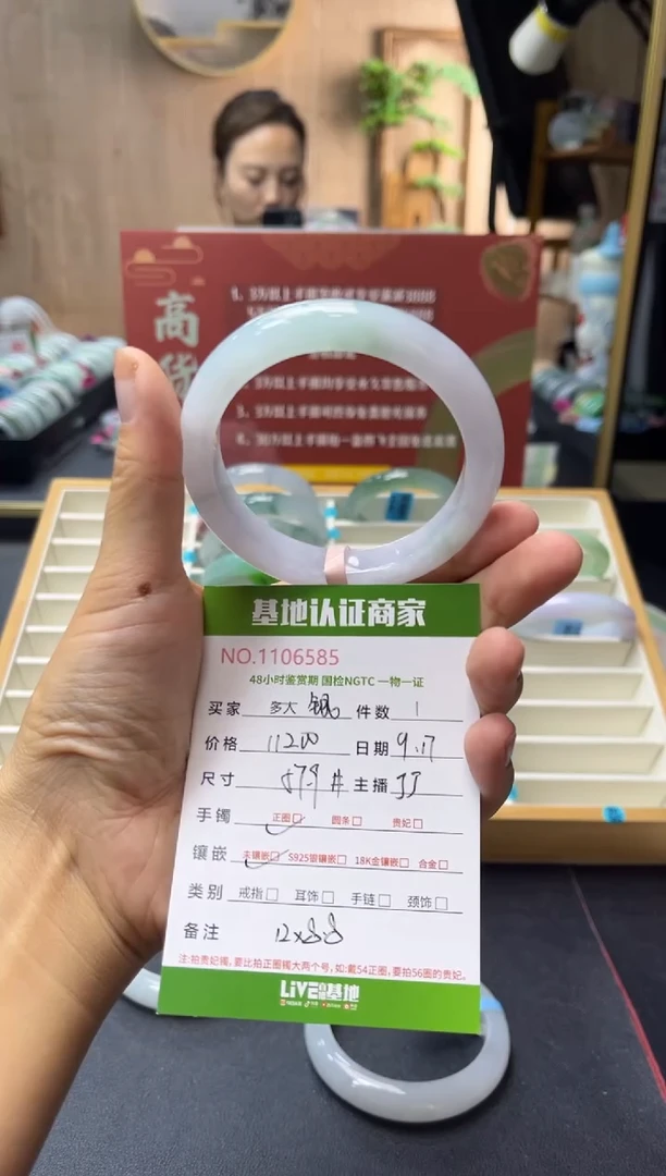 未镶嵌手镯翡翠银*翡翠