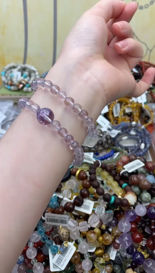 未镶嵌手链紫晶489