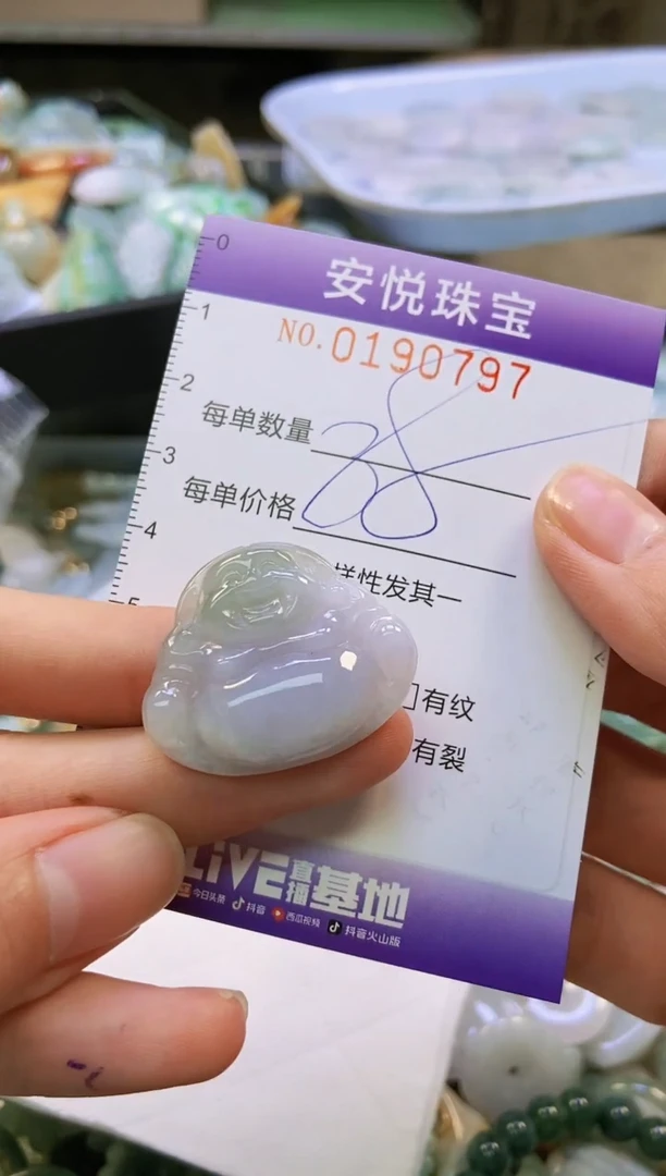 翡翠未镶嵌颈饰闪购0190797