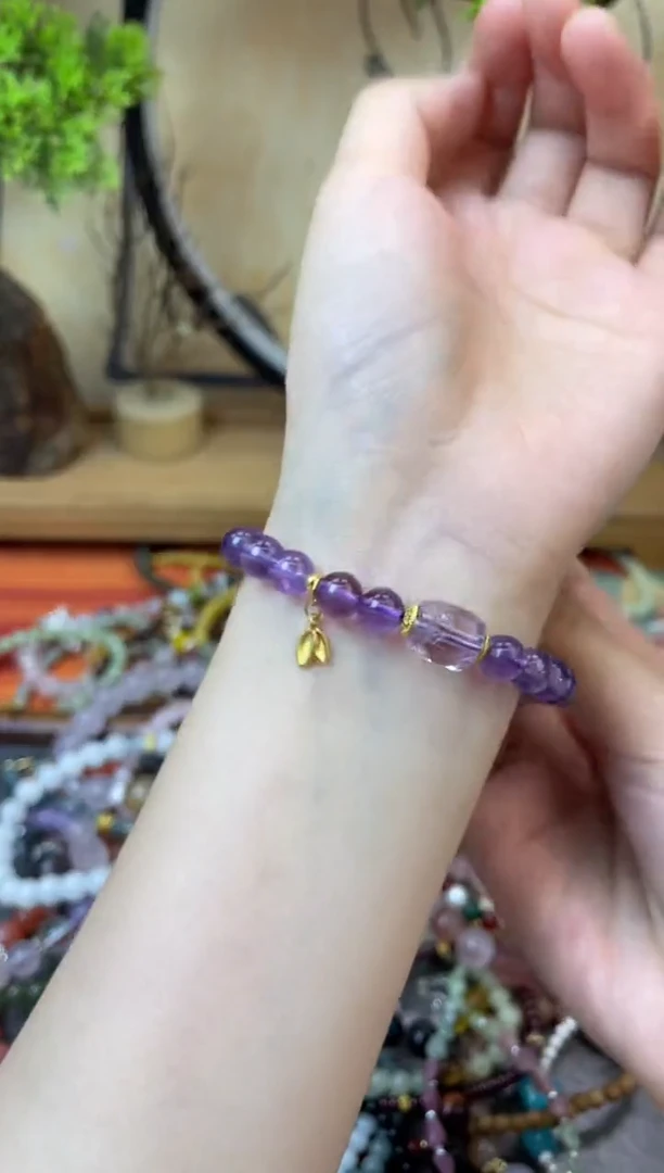 【闪购商品】紫晶手链未镶嵌192手串