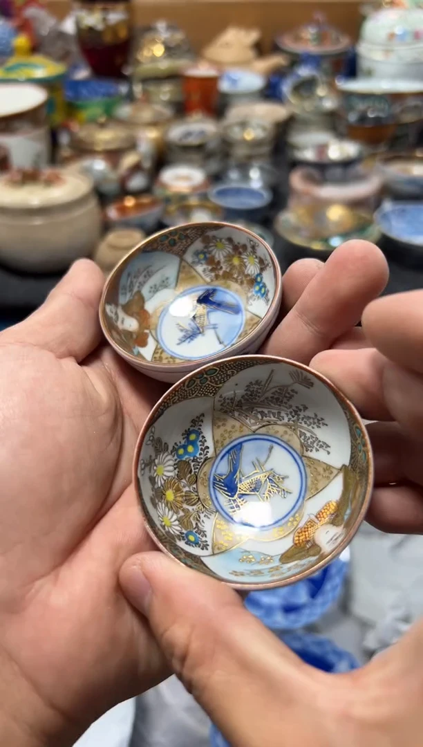 瓷片牛****班夏目海外回流瓷器中古品。