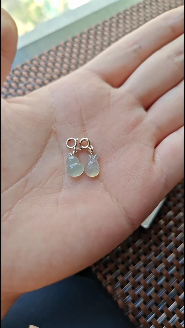 【闪购商品】翡翠颈饰银S925镶嵌翡翠颈饰S925银镶嵌