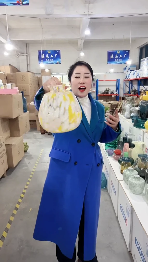 【闪购商品】玻璃花伴你花瓶微瑕-8VY6W