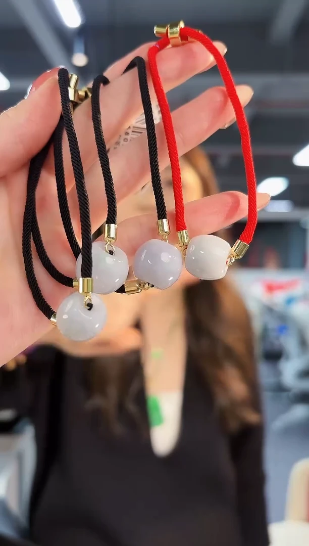 【闪购商品】翡翠手绳未镶嵌路路通 缅料A货/多样性发货/一件