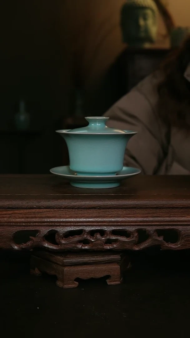 【闪购商品】其他仿古手工马蹄盖碗