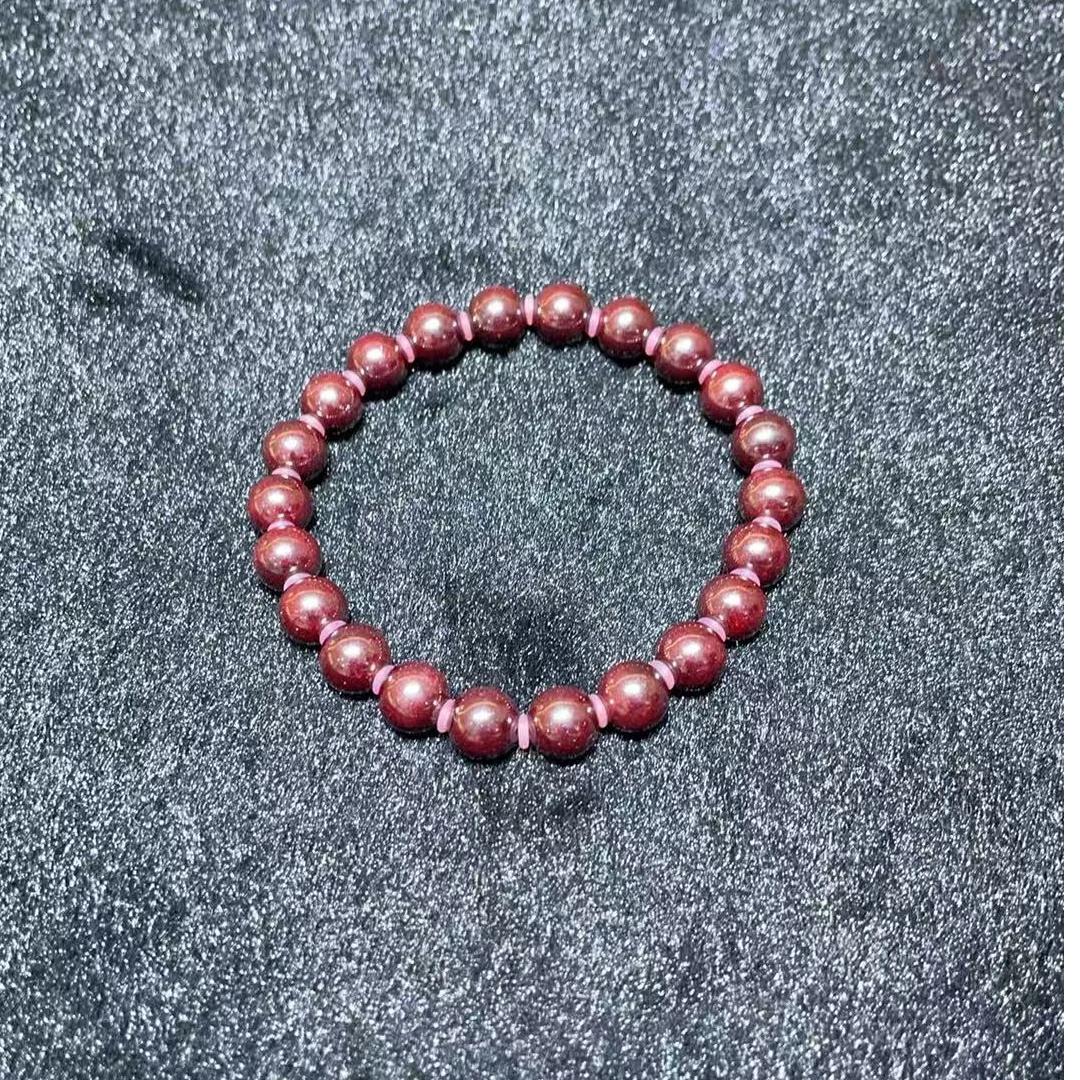 含辰砂工艺品【龙总专属】含辰砂工艺品  朱砂手串8mm【多样性发货】