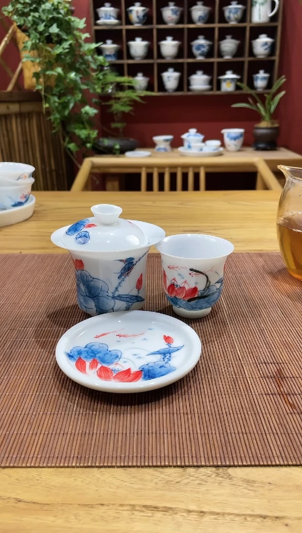 盖碗/杯群芳斋闪购链接（以闪拍图片为准）