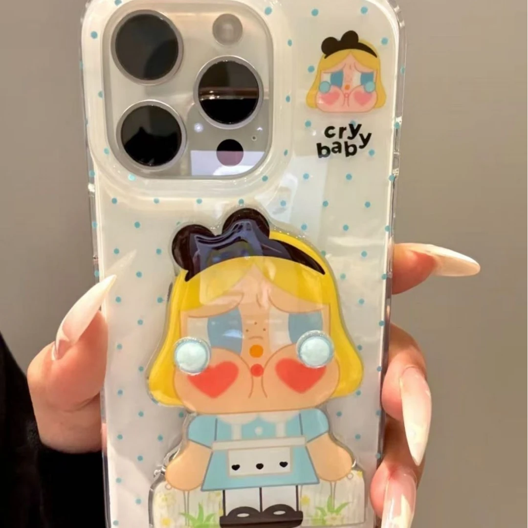 闪度侠蓝波点苦娃适用苹果16/15大孔手机壳华为oppo小米vivo荣耀