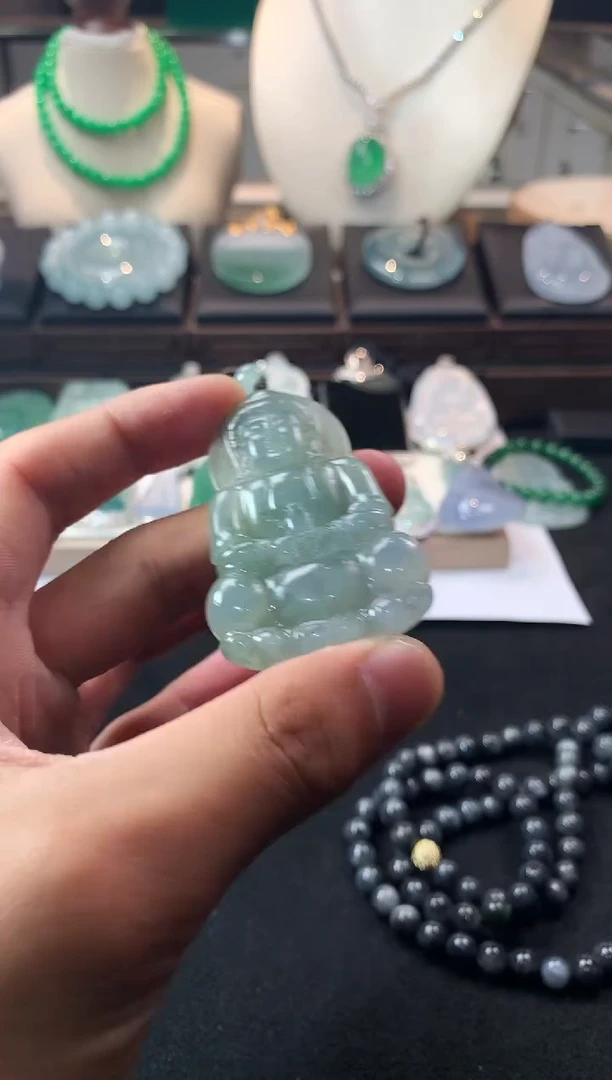 未镶嵌定制翡翠安****?5034毛货不退不换