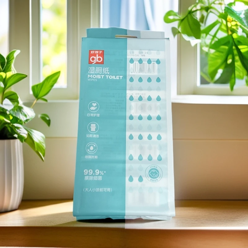 【保质期至25.6.6】好孩子 湿厕纸7片*8包*4袋