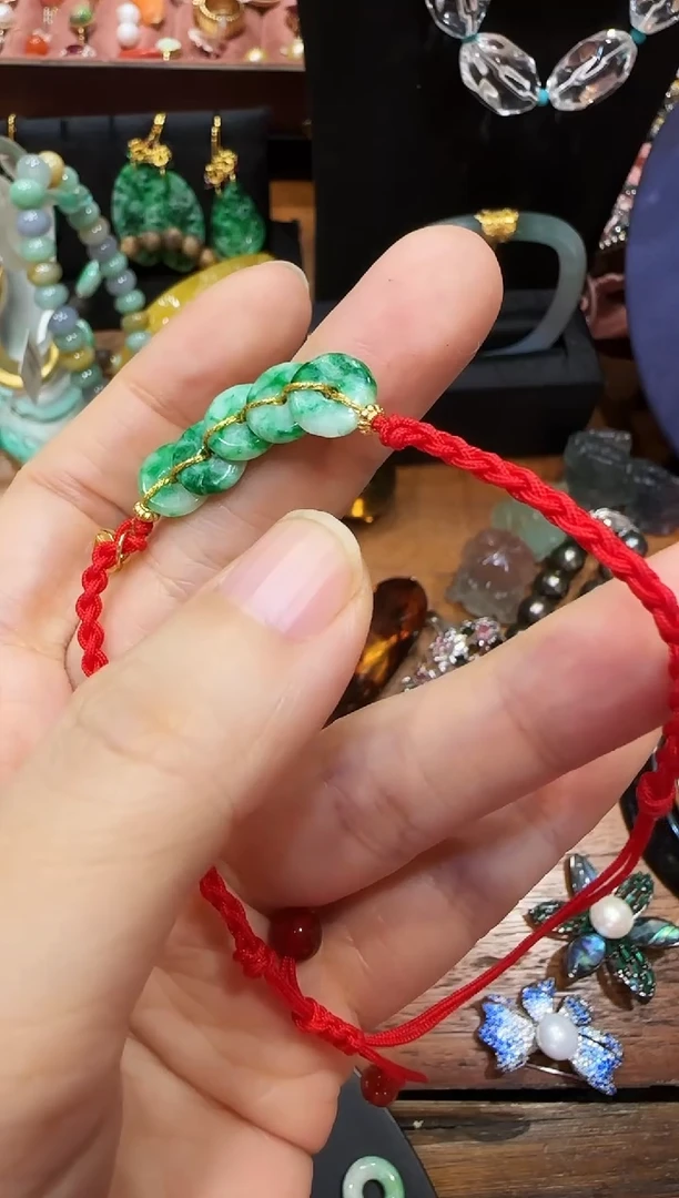 无非金属红色手链