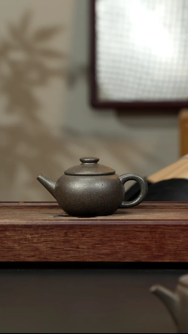 紫砂茶壶百年岩中泥 小巨轮