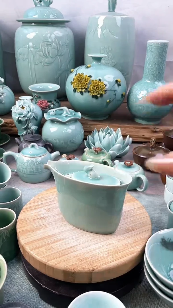 【闪购商品】特价 微瑕 慧仙青瓷