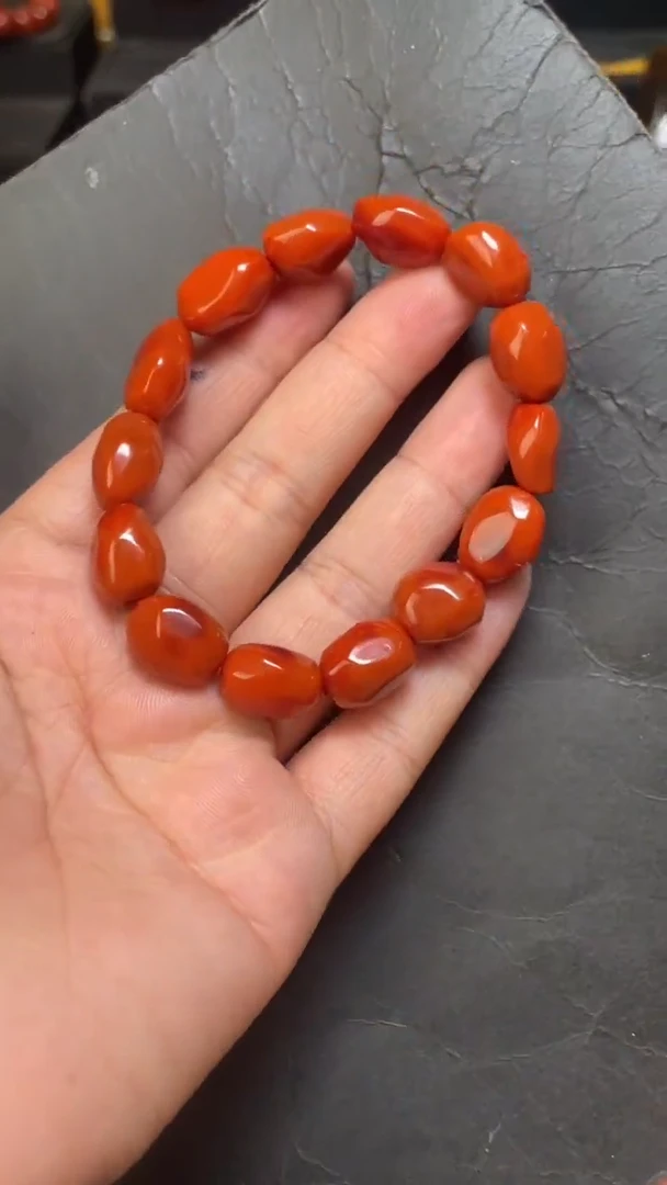 未镶嵌101南红玛瑙手串