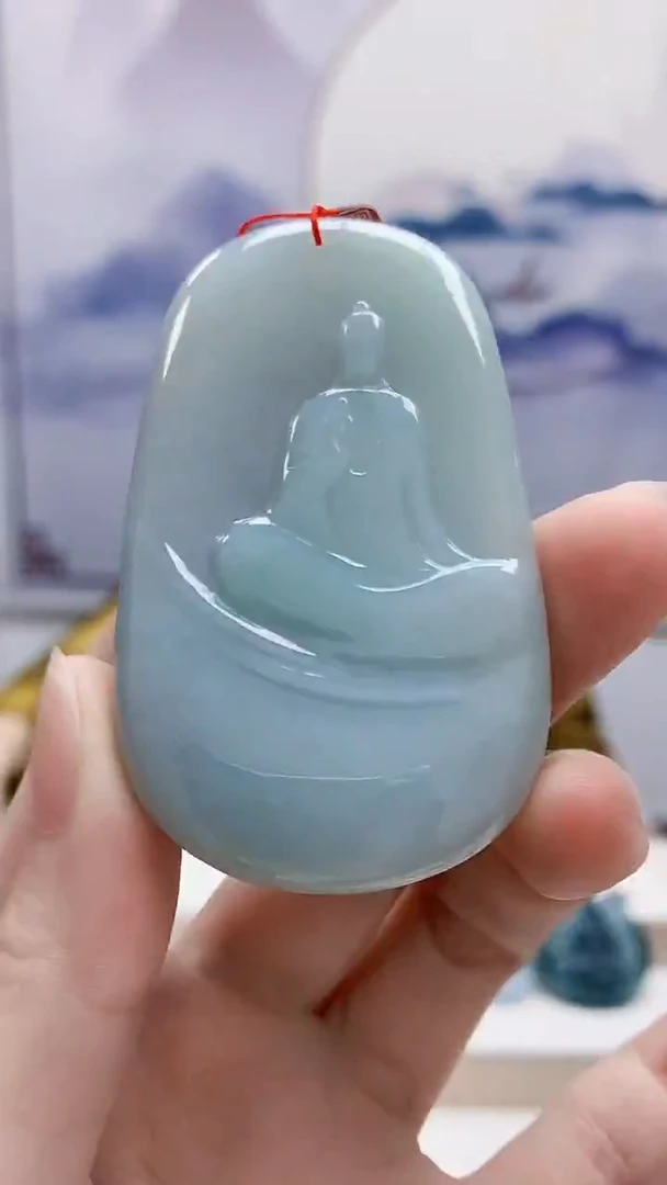 未镶嵌定制翡翠4852ry-毛货挂件7