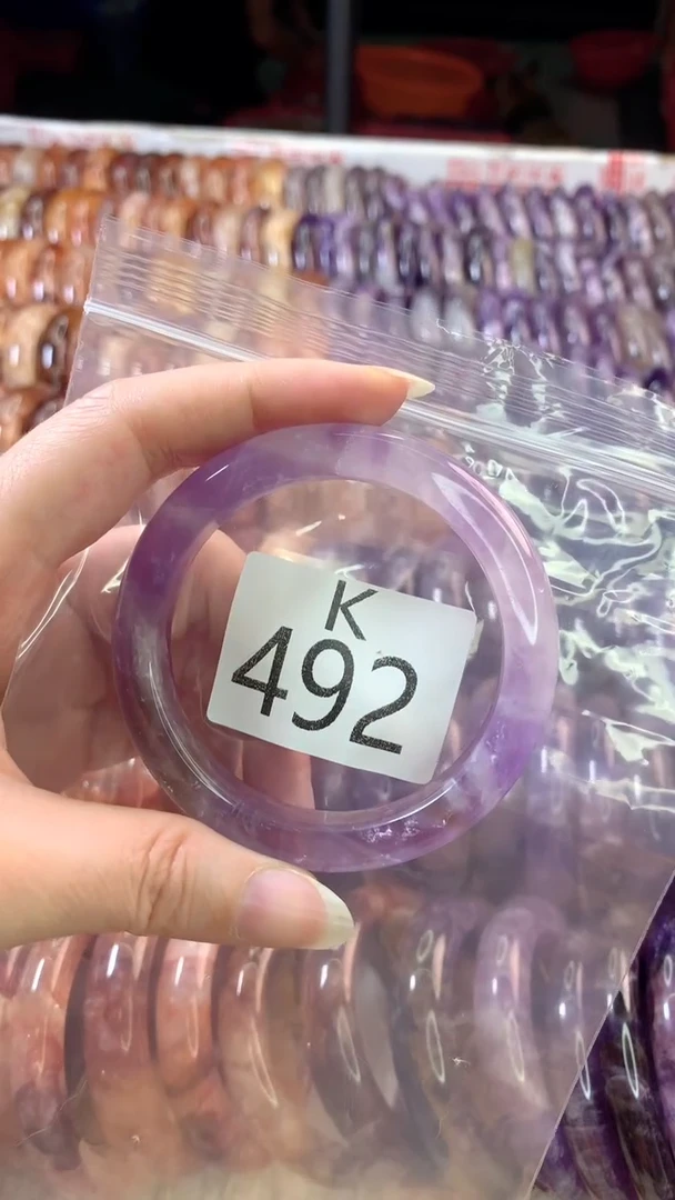 水晶手镯K未镶嵌水晶492-54
