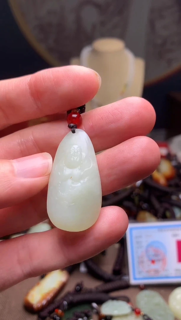颈饰未镶嵌和田玉新疆料青海料清水和田玉吊坠