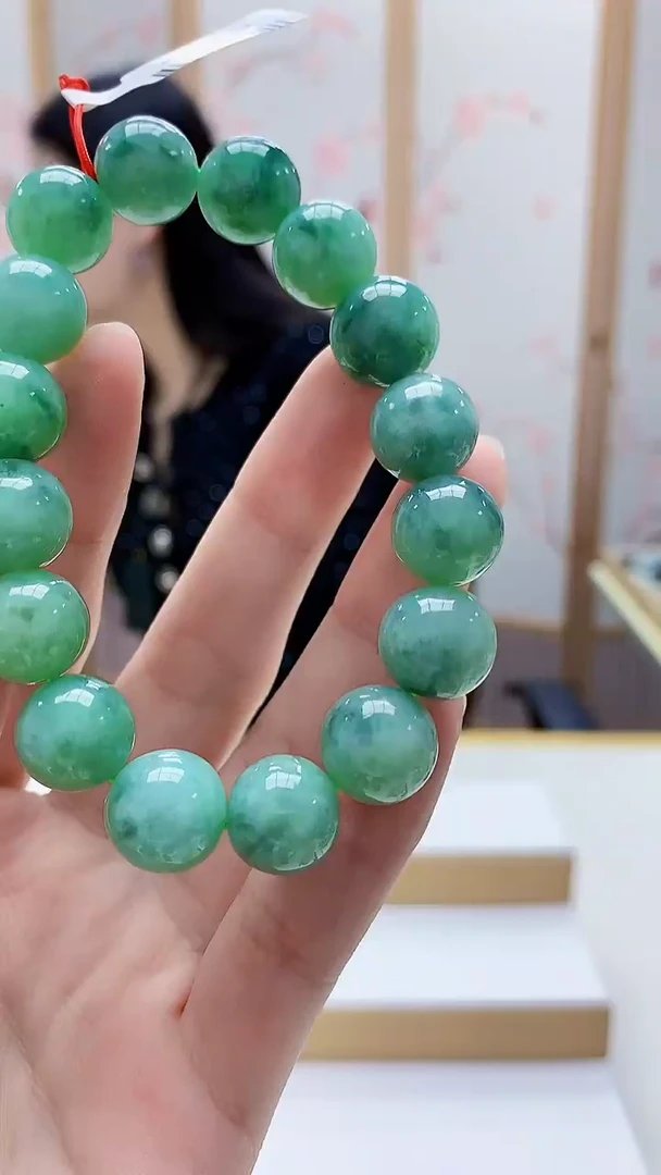 未镶嵌定制翡翠4812ry-毛货手串110