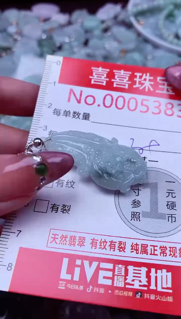 吊坠(不含链)未镶嵌翡翠5383