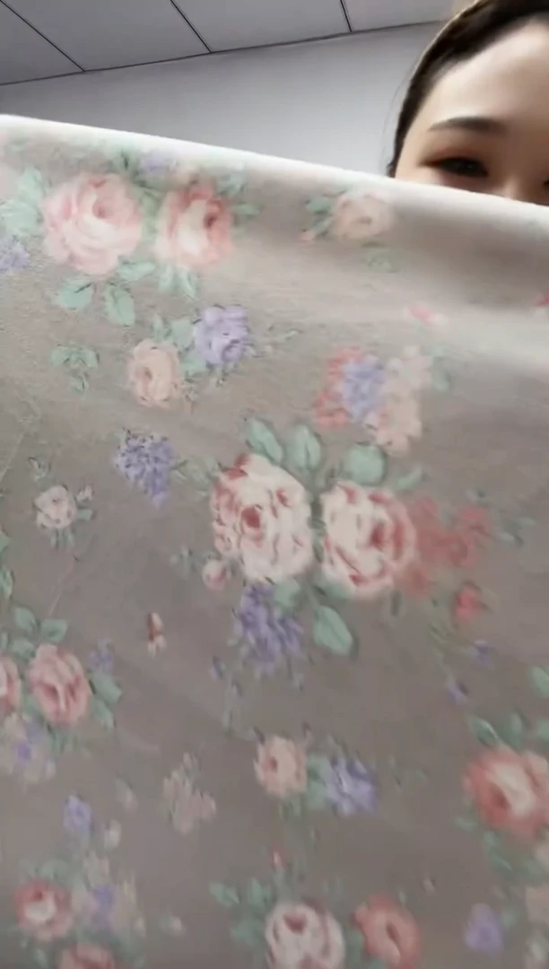 法兰绒2.3x5面料尺寸主播介绍为准单面