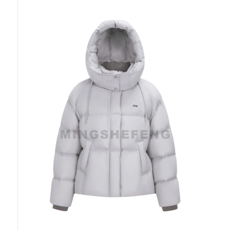 泡芙90白鸭绒连帽抗寒保暖羽绒服加厚15D芙感外套24118ly