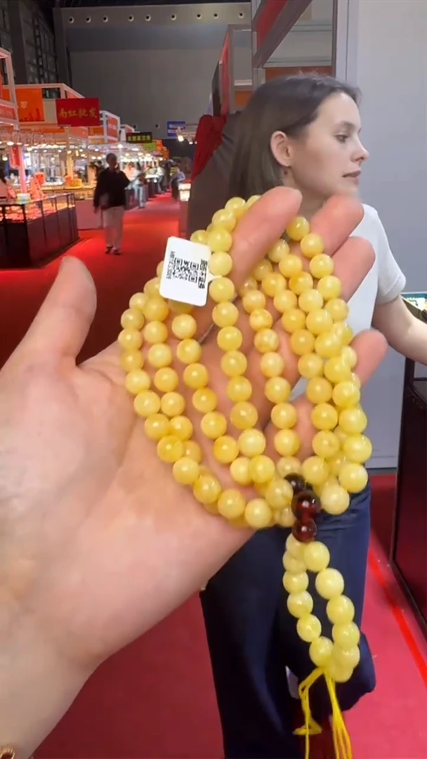 未镶嵌颈饰琥珀上海国际珠宝展假一罚十