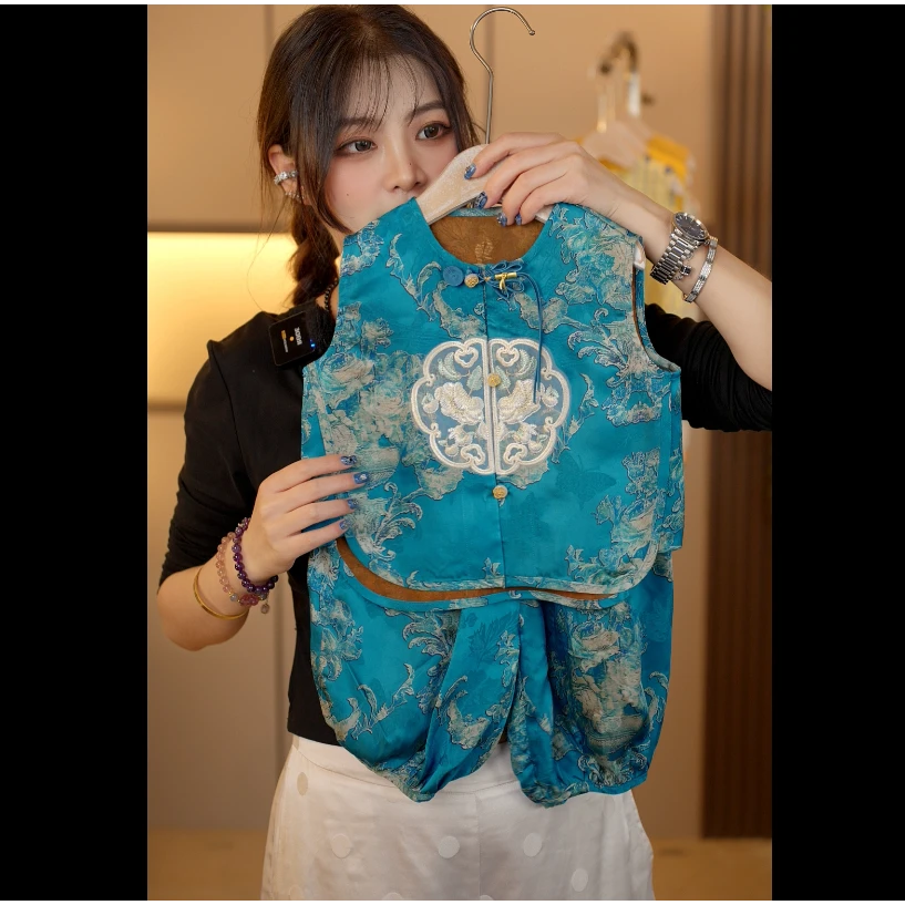 2025夏季新品儿童爆款潮流休闲新中式汉服MJX256263