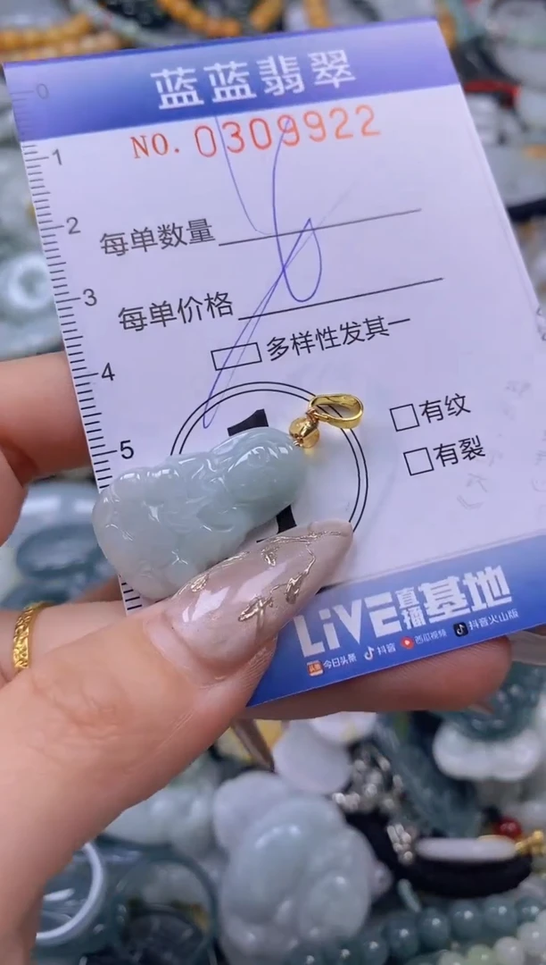 翡翠未镶嵌颈饰闪购0309922多样性发其一