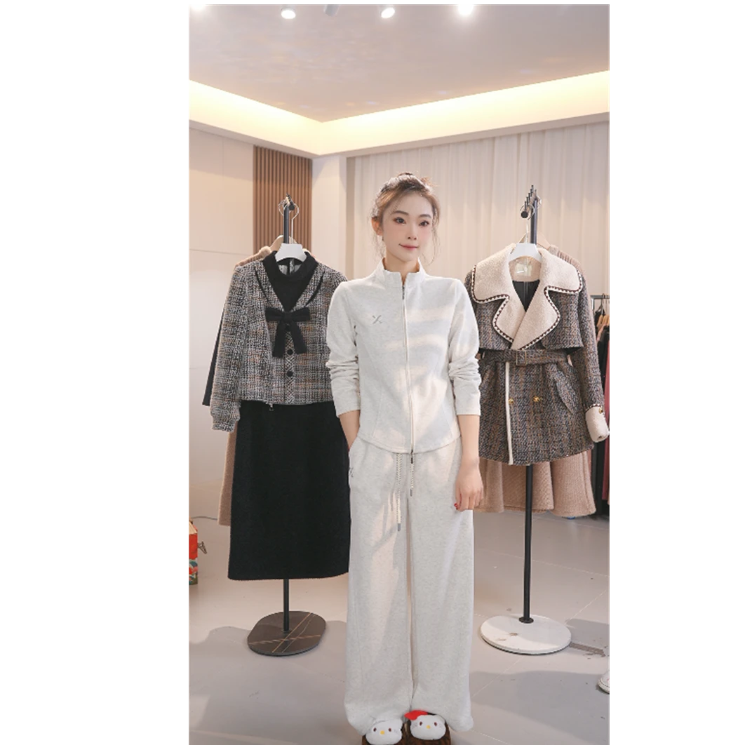 2025新款春季运动休闲显瘦收腰时尚套装