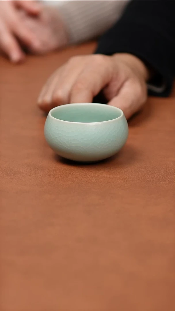 富山严选原矿汝瓷禅定杯