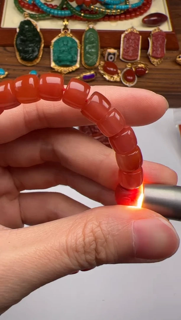 未镶嵌手串手串南红玛瑙莫*~手串手串