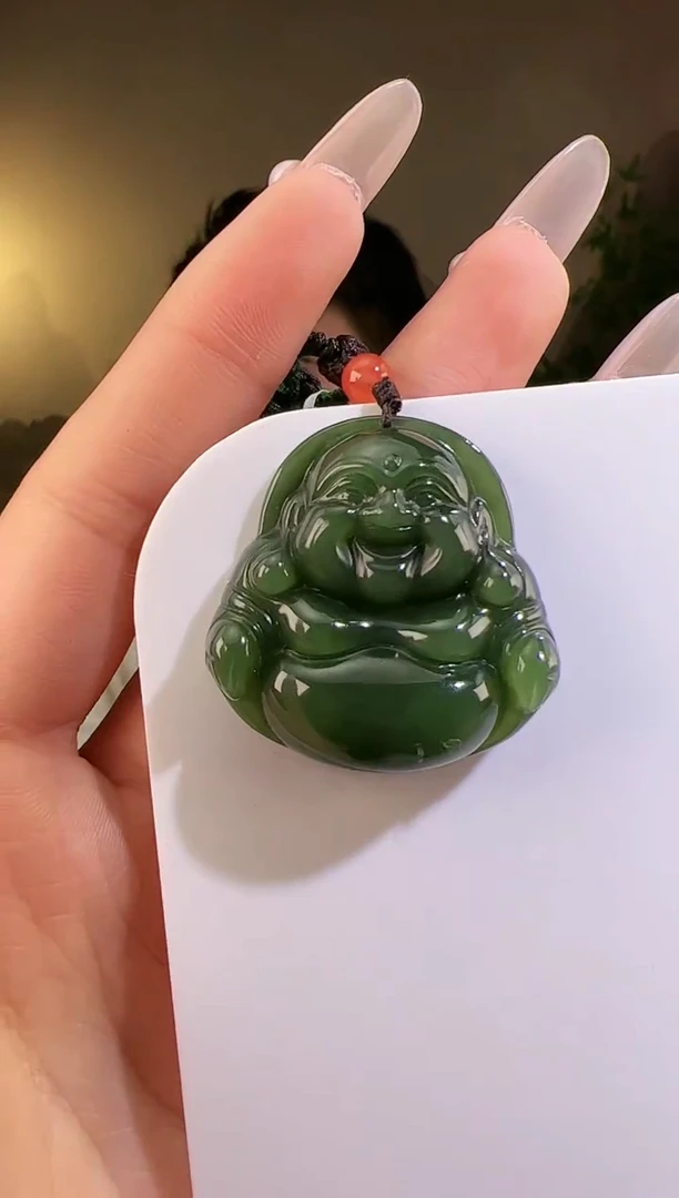 【闪购商品】和田玉颈饰未镶嵌佛公4172