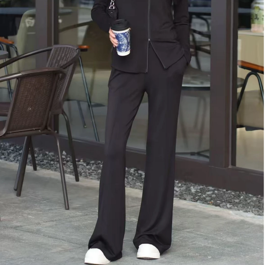 GIRDEAR/哥弟 休闲经典新款百搭气质时尚显瘦女士长裤 110024