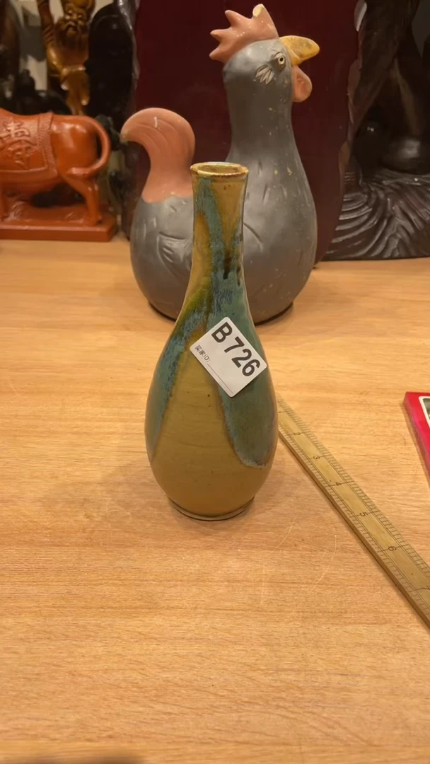 顺**然置物木器茶具摆件