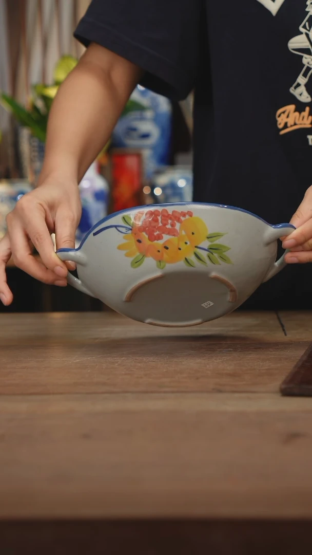 瓷片景德镇设计师釉下手绘陶瓷餐具