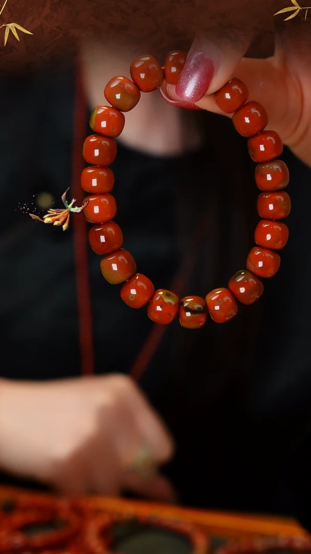 未镶嵌手链南红玛瑙包浆料单圈原矿